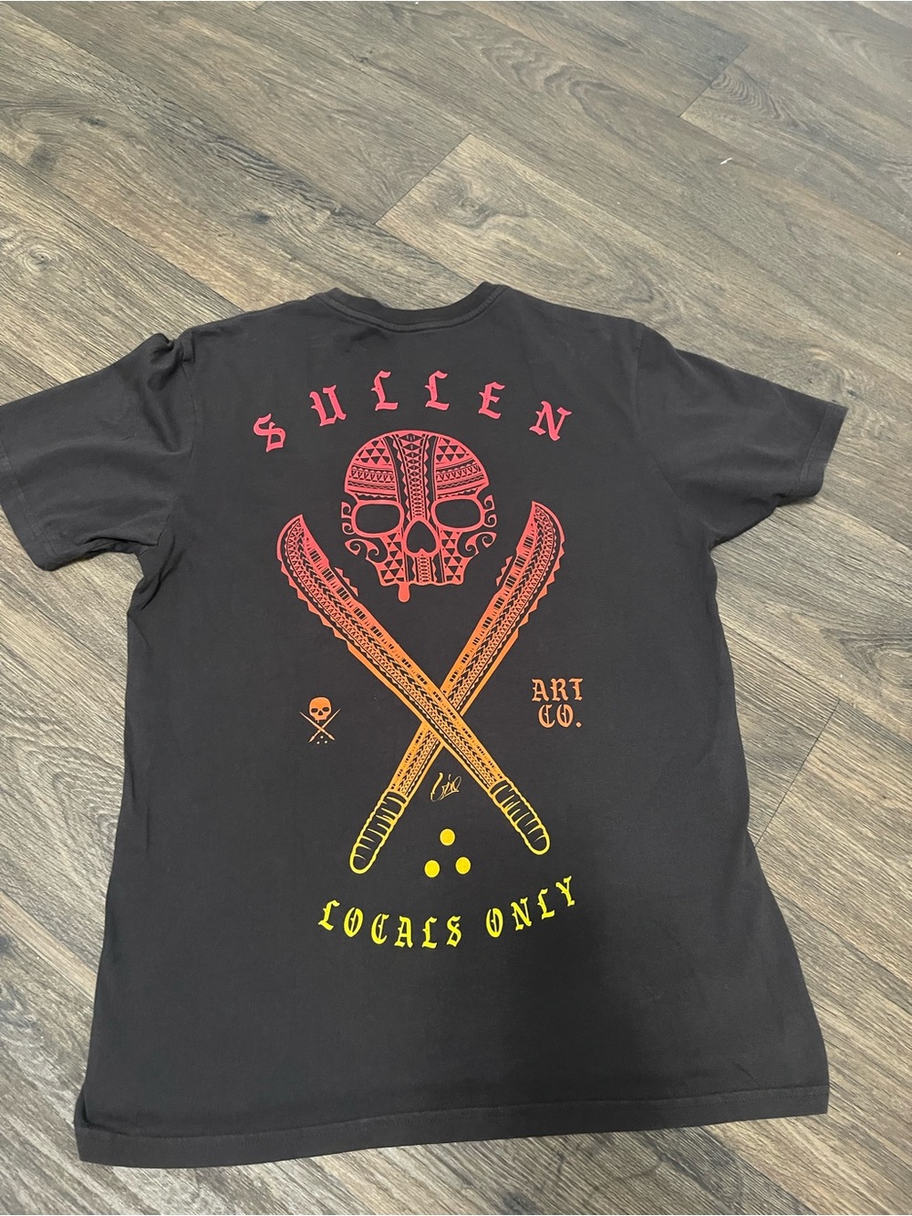 Sullen Art- Locals Only Black Tee